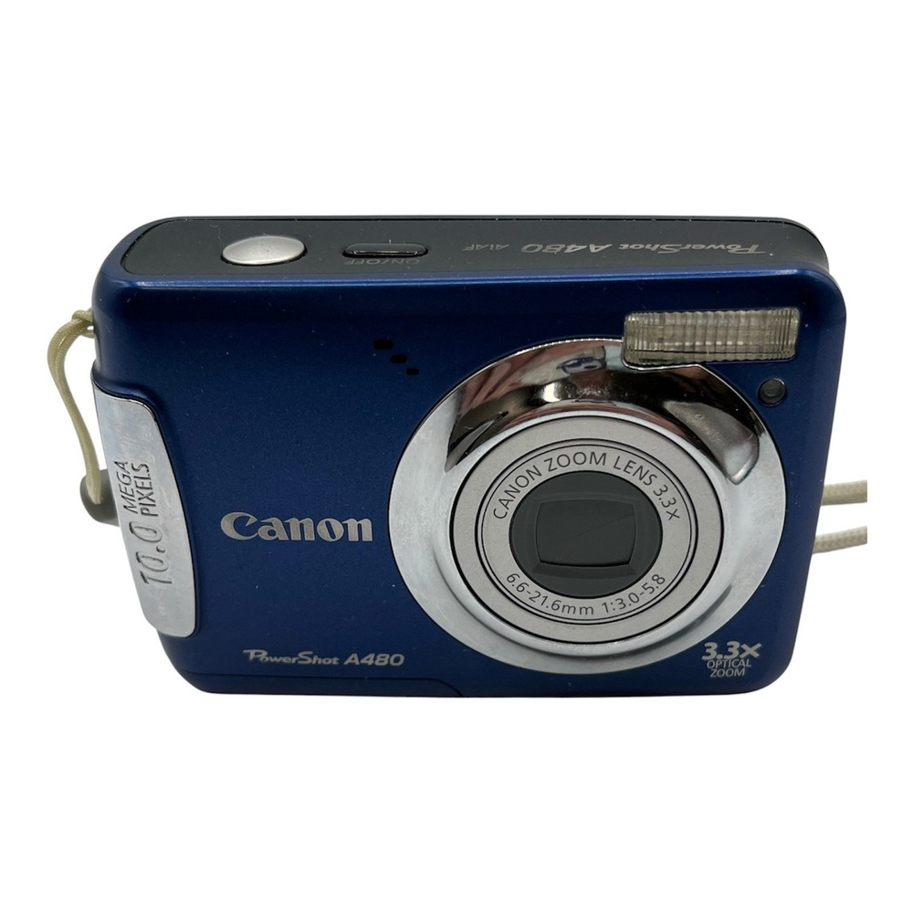 Canon PowerShot A480 10.0MP Digital Camera 3.3x Optical Zoom FOR PARTS OR REPAIR